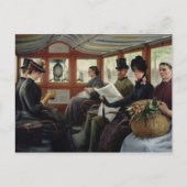 Carte Postale Sur l'Omnibus, 1880 (Devant)