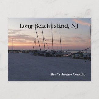 Carte Postale Sur Long Beach Island NJ près de la baie