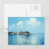 Carte Postale Sur Long Island Sound près de Shelter Island (Devant / Derrière)