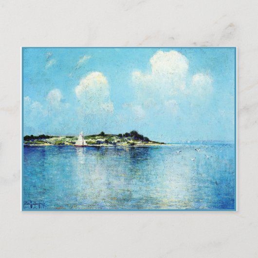 Carte Postale Sur Long Island Sound près de Shelter Island (Devant)