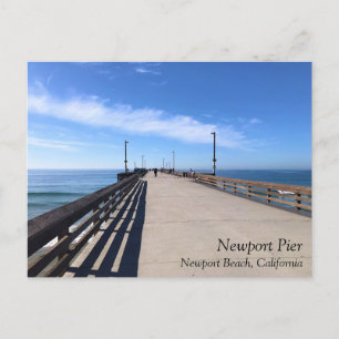 Carte Postale Sur Newport Pier, Newport Beach, Californie