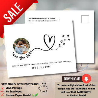 Carte Postale Sur un budget? Optez pour une PHOTO Enregistrer la