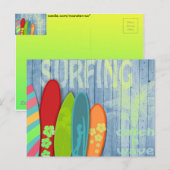 Carte postale Surboard (Devant / Derrière)
