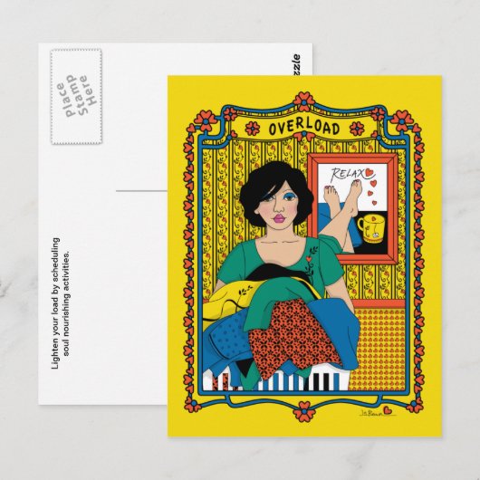 CARTE POSTALE SURCHARGE_B_ (Devant / Derrière)