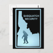 Carte Postale Sûreté Sasquatch (Devant / Derrière)