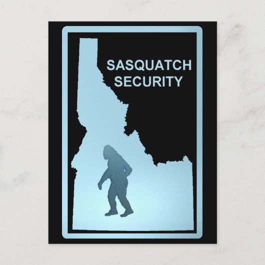 Carte Postale Sûreté Sasquatch (Devant)