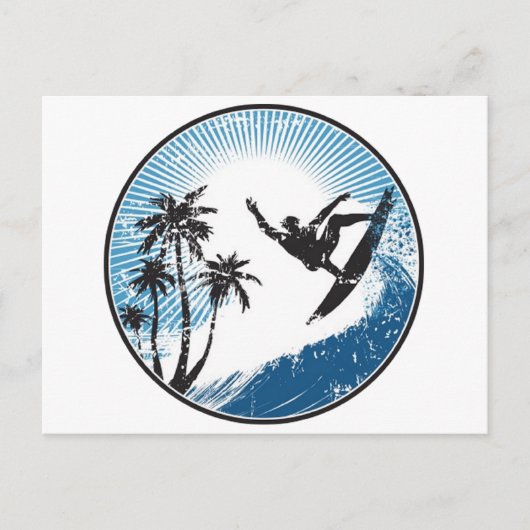 Carte Postale Surf (Devant)