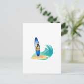 Carte Postale Surf (Debout devant)