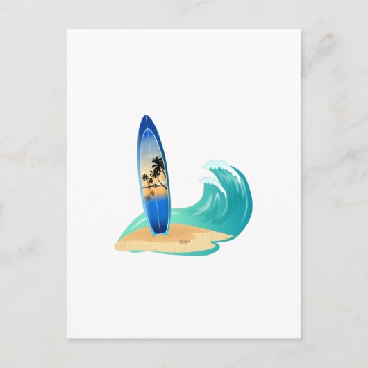 Carte Postale Surf (Devant)
