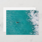 Carte postale surf (Devant / Derrière)