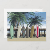 Carte postale surf (Devant / Derrière)