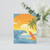 CARTE POSTALE SURF ! (Debout devant)