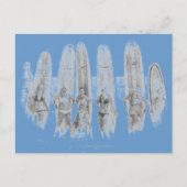 Carte postale surf (Devant)