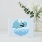 CARTE POSTALE SURF (Debout devant)