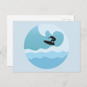 CARTE POSTALE SURF (Devant / Derrière)