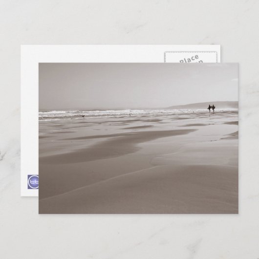 Carte postale surf (Devant / Derrière)