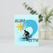 CARTE POSTALE SURF (Debout devant)