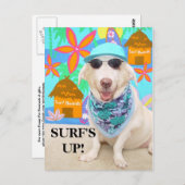 CARTE POSTALE SURF ! (Devant / Derrière)