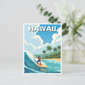 Carte Postale Surf à Hawaii (Debout devant)