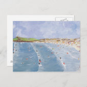 Carte Postale Surf à Porthmeor (Devant / Derrière)