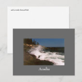 Carte postale Surf Acadia - 1 (Devant / Derrière)