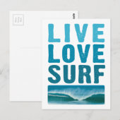 Carte Postale surf_amour_vivant (Devant / Derrière)