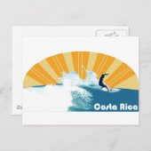 Carte Postale Surf Costa Rica (Devant / Derrière)
