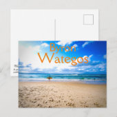 Carte postale Surf de plage Byron Bay Wategos (Devant / Derrière)