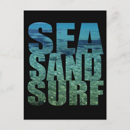 Carte postale Surf de sable (Devant)