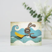 Carte Postale Surf des vagues (Debout devant)