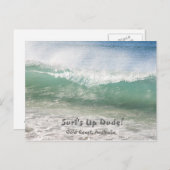 Carte postale surf Dude (Devant / Derrière)