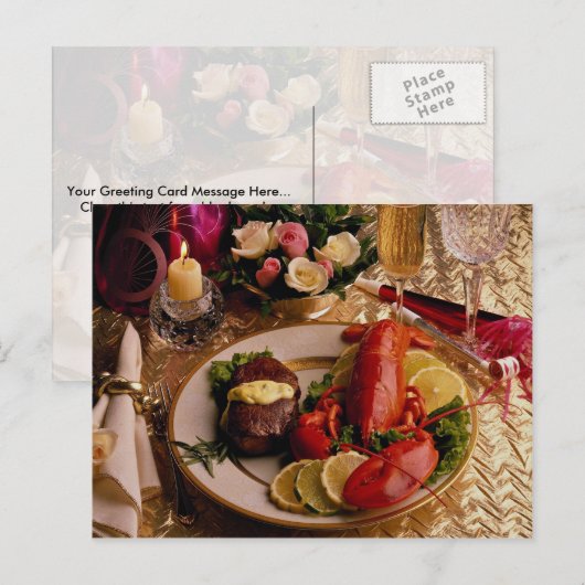 Carte Postale Surf et gazon (Devant / Derrière)