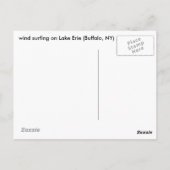 Carte Postale surf nautique (Dos)