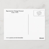 Carte Postale Surf Pacifique vintage (Dos)