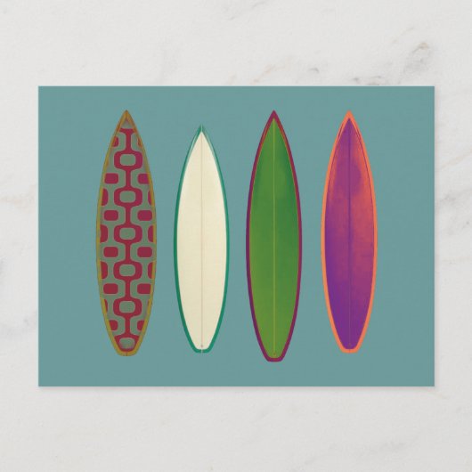 Carte Postale surf ~ style surf (Devant)