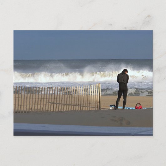 Carte postale "Surf vers le haut" (Devant)