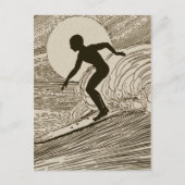 Carte Postale Surf vintage (Devant)