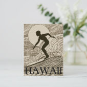 Carte Postale Surf vintage (Debout devant)
