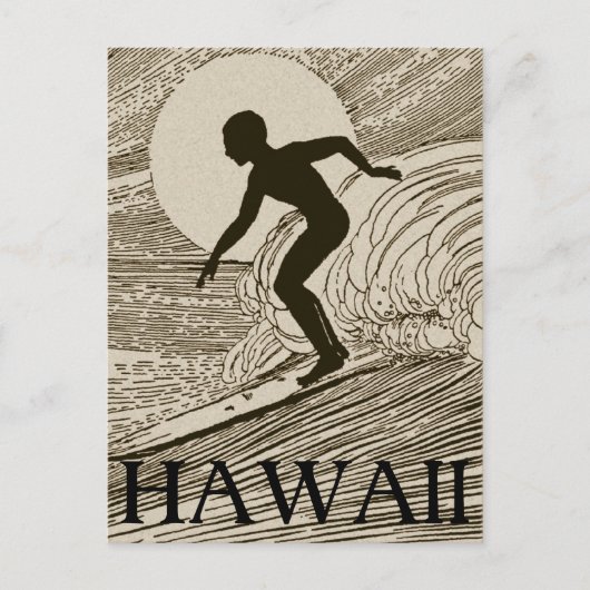 Carte Postale Surf vintage (Devant)