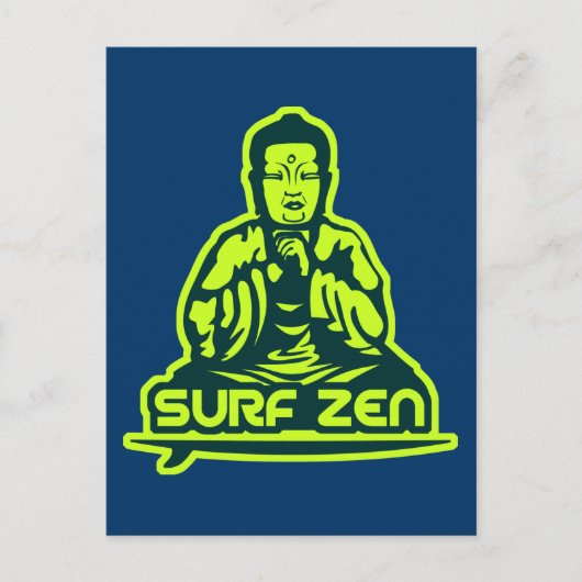 Carte Postale Surf Zen (Devant)