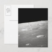 Carte Postale Surface de lune et Horizon 2 (Devant / Derrière)