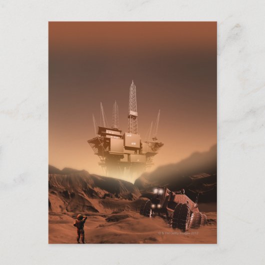 Carte Postale Surface de Mars 2 (Devant)