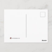 Carte Postale Surface d'échantillonnage turquoise moderne (Dos)