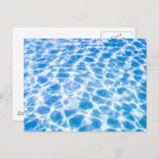 Carte Postale Surface Piscine (Devant / Derrière)