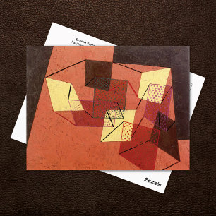 Carte Postale Surfaces étayées Abstrait Paul Klee