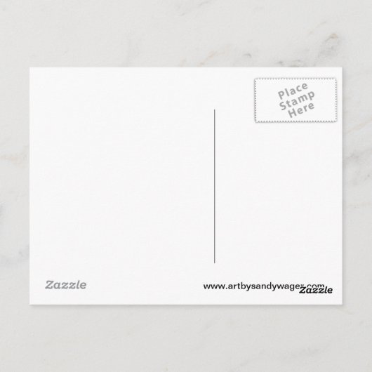 Carte Postale Surfer (Dos)