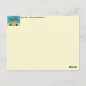 Carte postale Surfer (Dos)