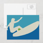 Carte postale Surfer (Devant / Derrière)