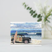 CARTE POSTALE SURFER (Debout devant)