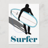 CARTE POSTALE SURFER (Devant)